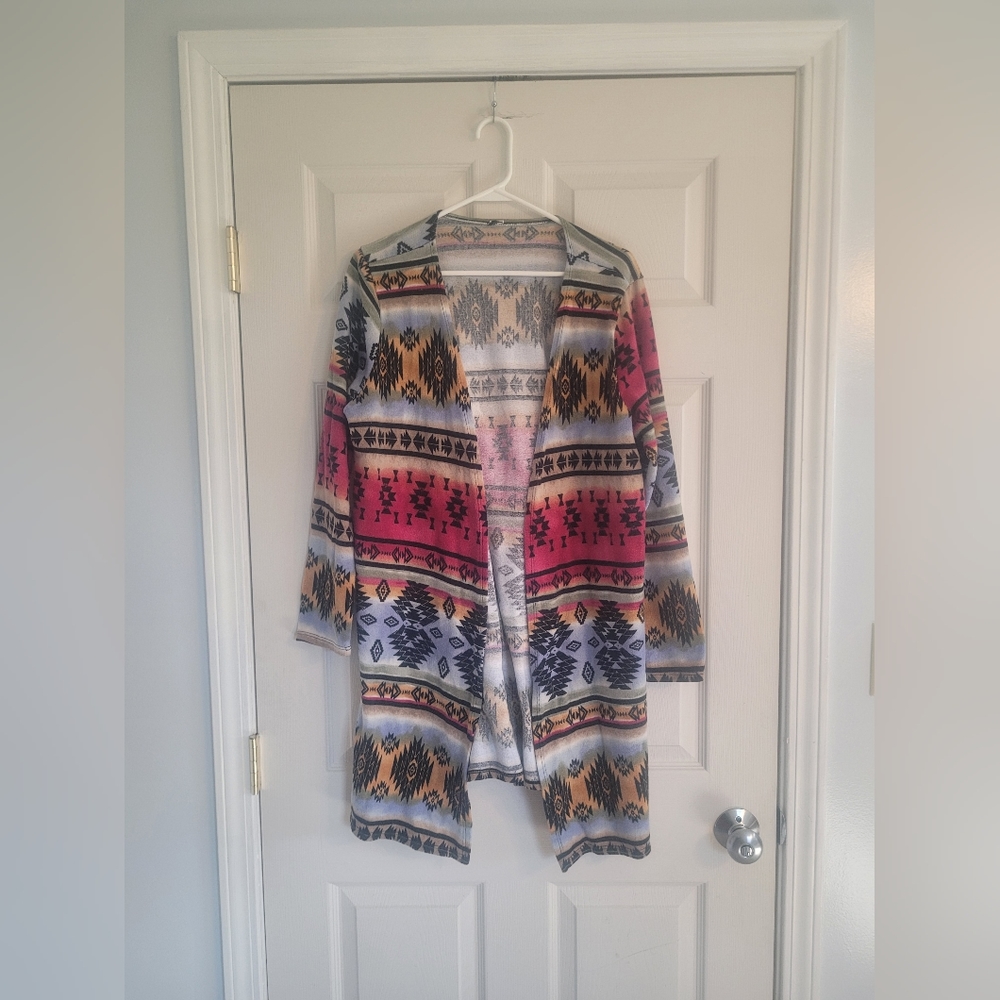 Elle Aztec Women's Cardigan Boutique Piece